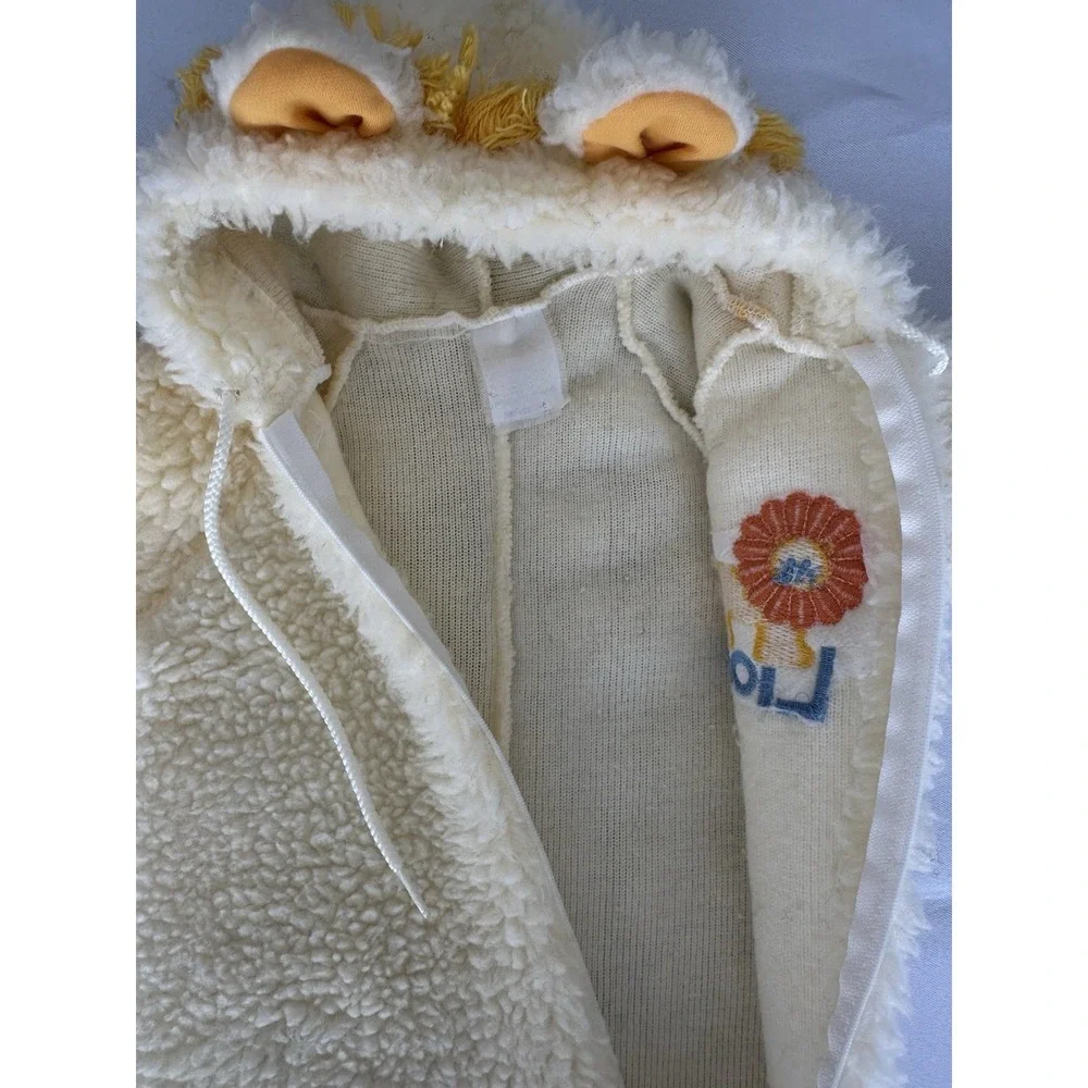 Vintage Lion Baby Costume Size‎ 6 Months Halloween One Piece
